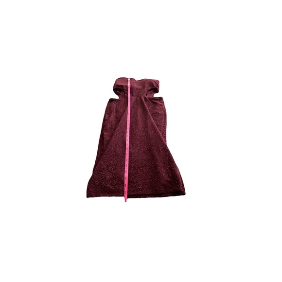 Windsor New With Tag Burgundy Strapless Sweetheart ‎ Glitter Mini Dress Size M - Picture 13 of 15